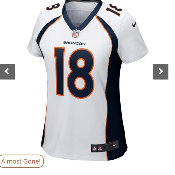Nike Peyton Manning #18 Denver Broncos  Women's Game Jersey - White Size Small - Picture 2 of 12